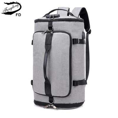 Large travel backpack - anti-theft password lock USB charge