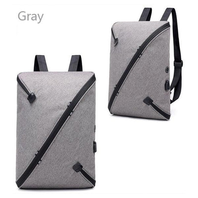 Creative anti-theft backpack - smart usb charging with headphone jack