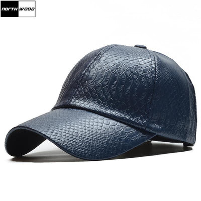 Soft Leather Cap Solid Baseball Unisex Cap