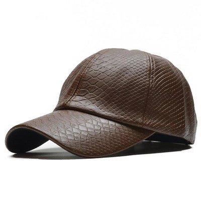 Soft Leather Cap Solid Baseball Unisex Cap