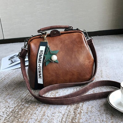 Women Handbag, Leather Shoulder Bag, Female Crossbody Handbag