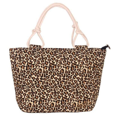 Folding Women Big Size Handbag, Flower Printing Canvas