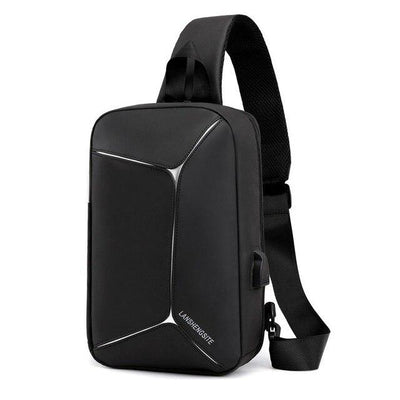 New USB Backpack Shoulder Mochilas One Strap Smart Bagpack Men Bag Travel Classic Teenage Shockproof Urban Crossbody Back Pack